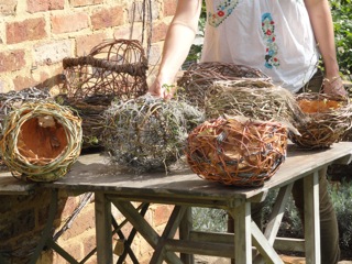 Whimsical baskets….