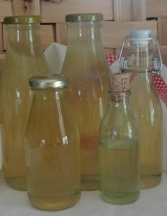 Homemade elderflower cordial….